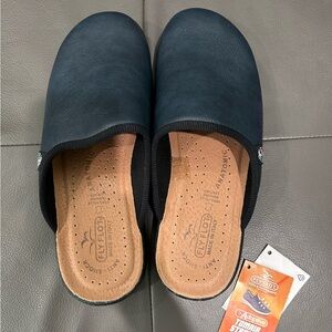 Leather Navy Men's Slip-On Loafers